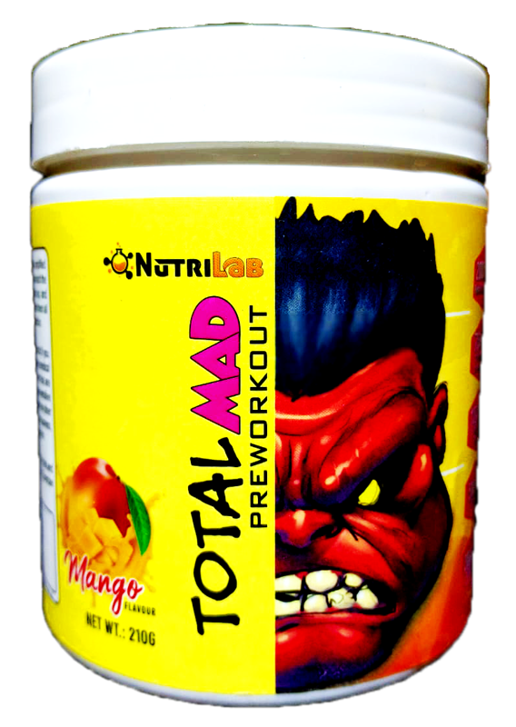 Total Mad Pre-Workout Nutrilab